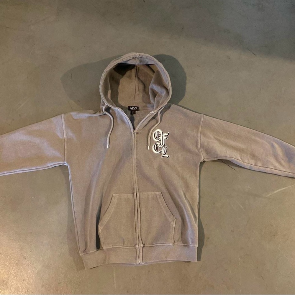cortiez hoodie, brown and white, #cortiez #y2k